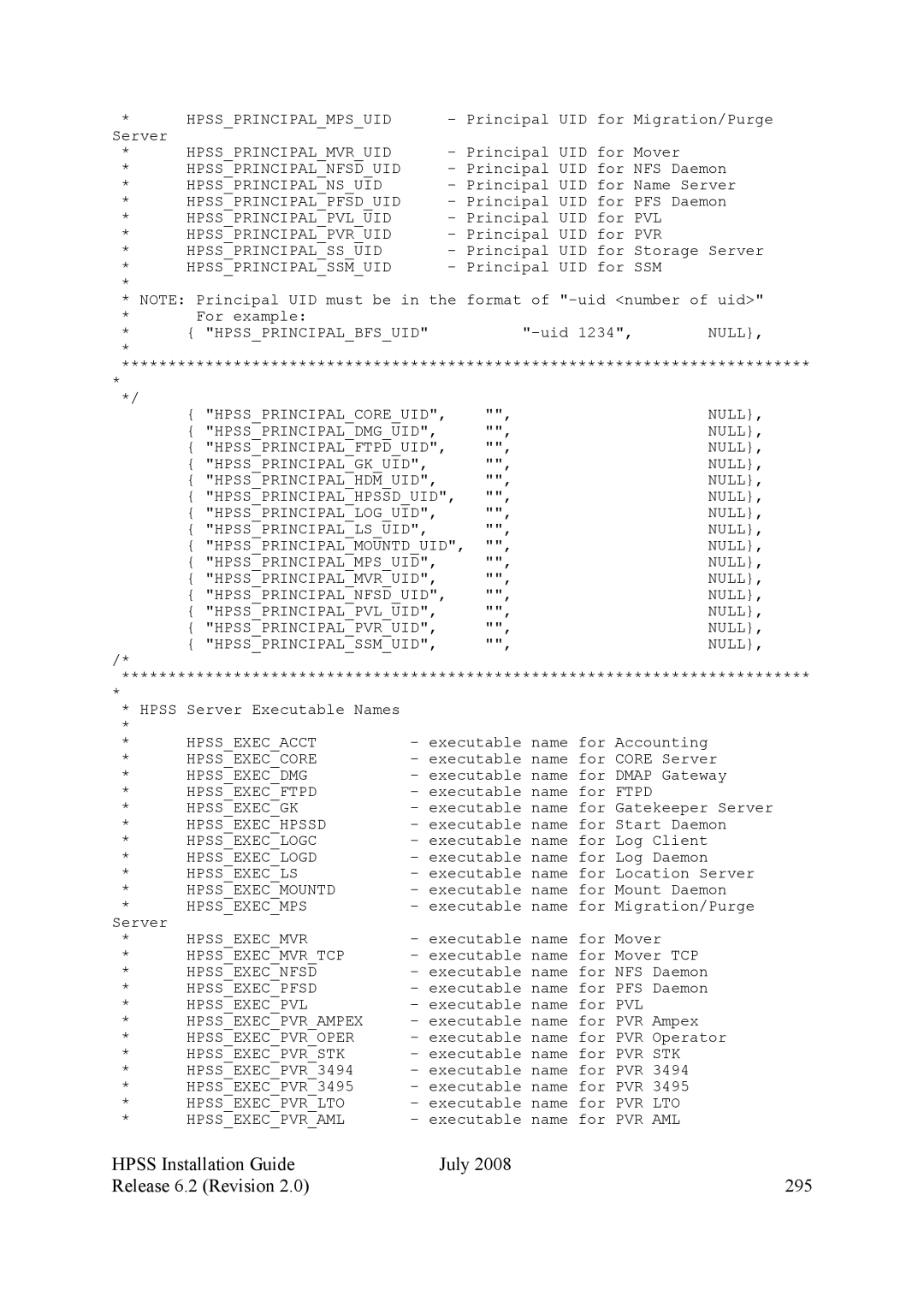 IBM HPSS manual Hpss Installation Guide July Release 6.2 Revision 295, Hpssexecpvrstk 