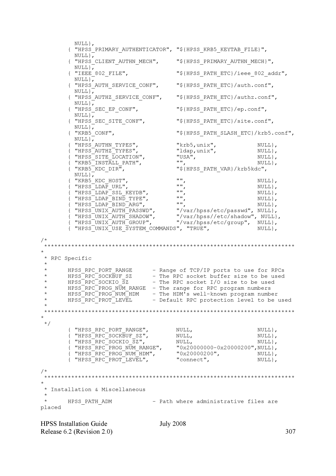 IBM HPSS manual Hpss Installation Guide July Release 6.2 Revision 307 