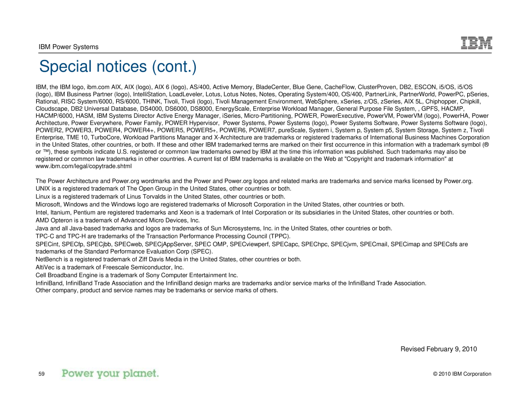 IBM I 7.1 manual Special notices cont 