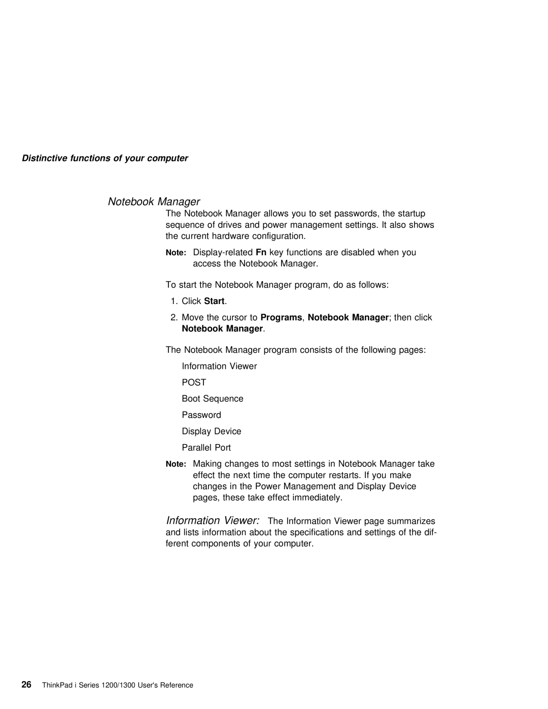 IBM i Series 1200, i Series 1300 manual Post 