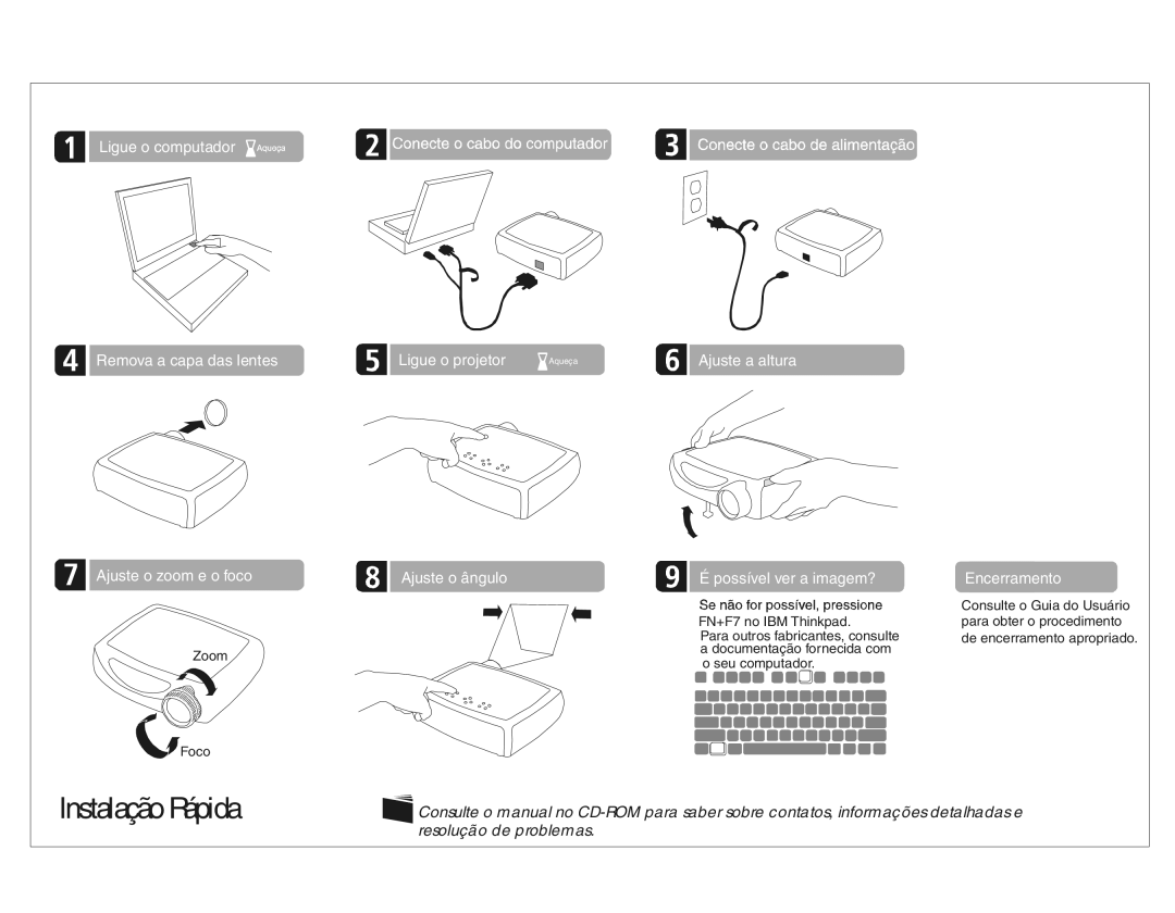 IBM ILC300 quick start Instalação Rápida 