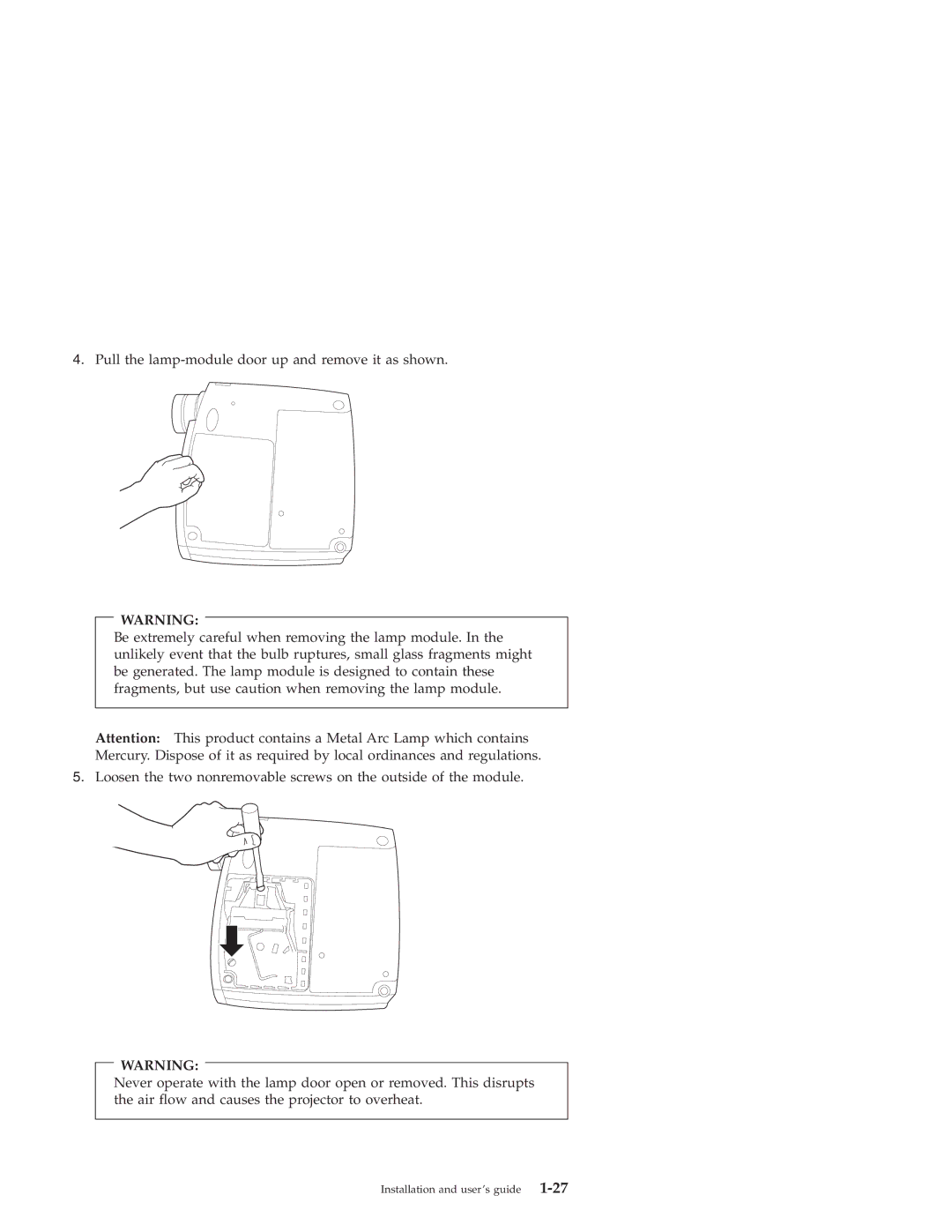 IBM ILC200, ILV200 manual Installation and user’s guide 