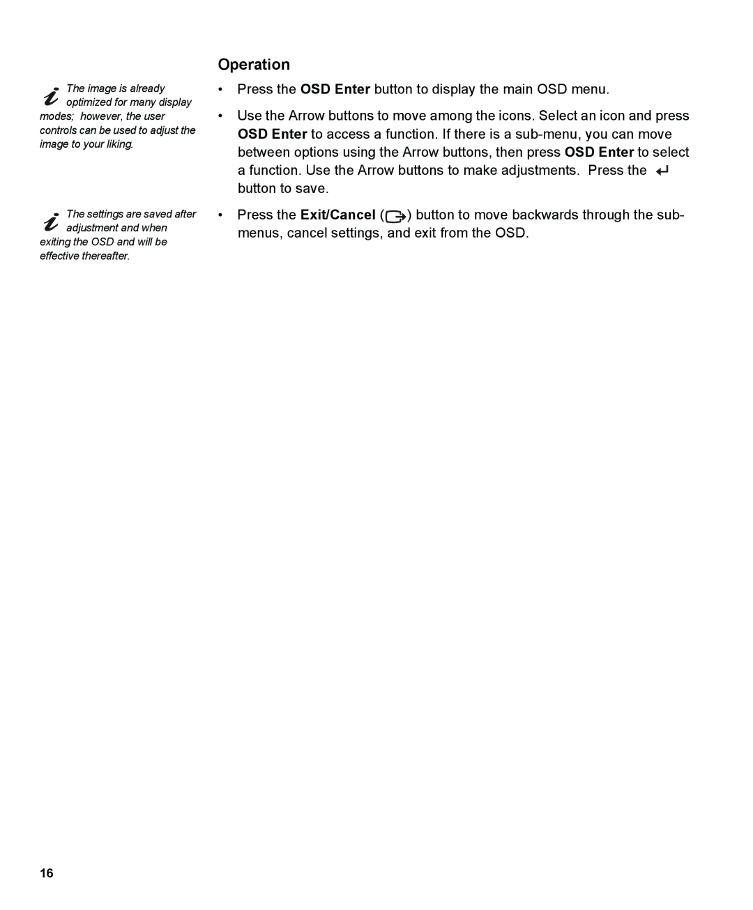 IBM L150 manual Operation 