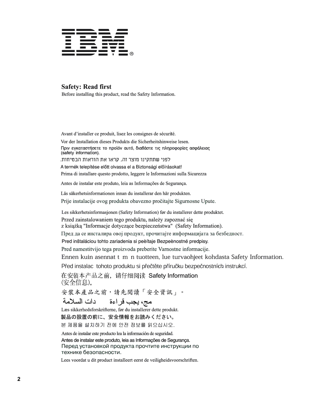 IBM L190P manual 