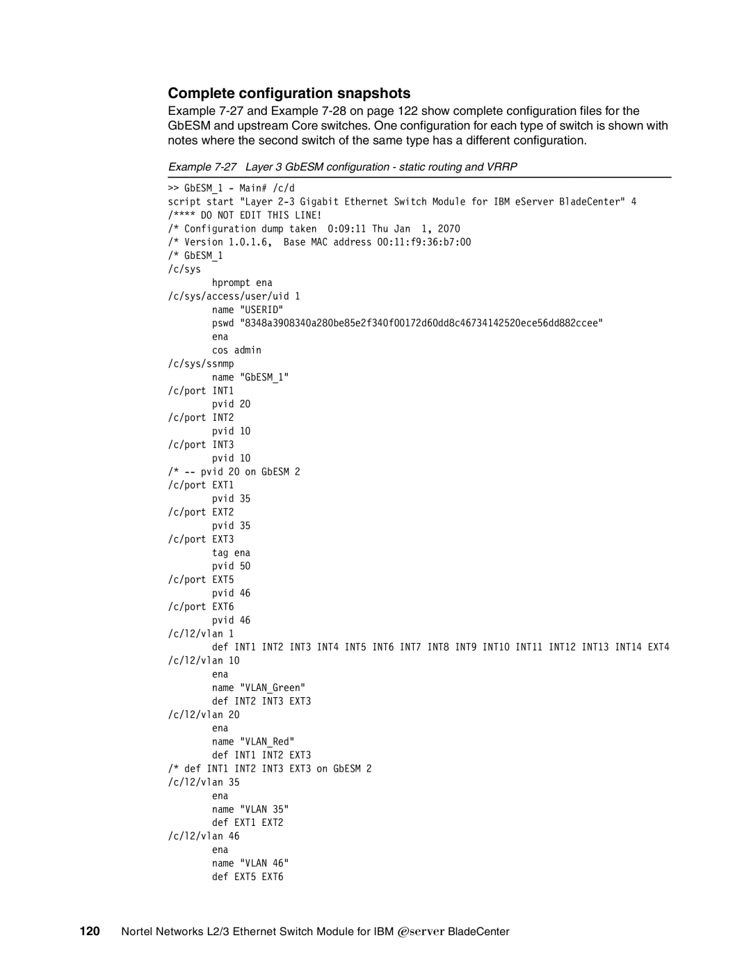 IBM L2/3 manual INT2 INT3 EXT3 