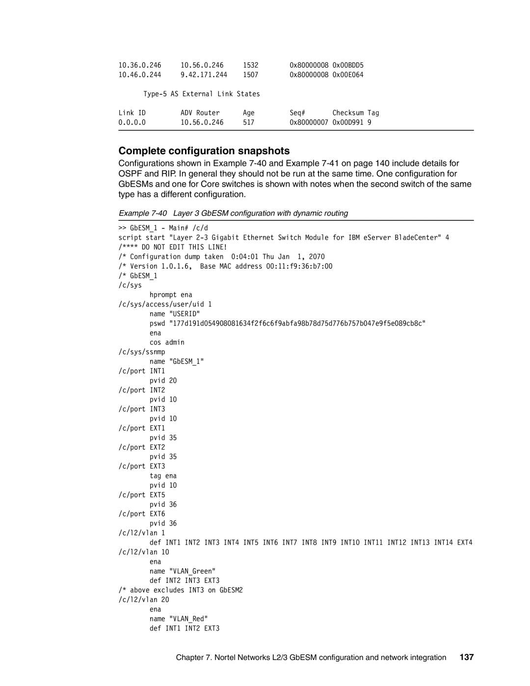 IBM L2/3 manual Userid 