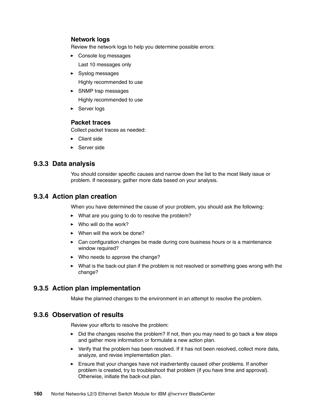 IBM L2/3 manual Data analysis, Action plan creation, Action plan implementation, Observation of results 