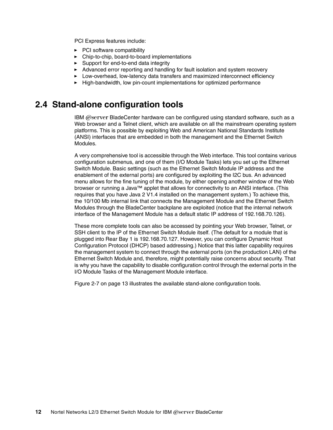 IBM L2/3 manual Stand-alone configuration tools 