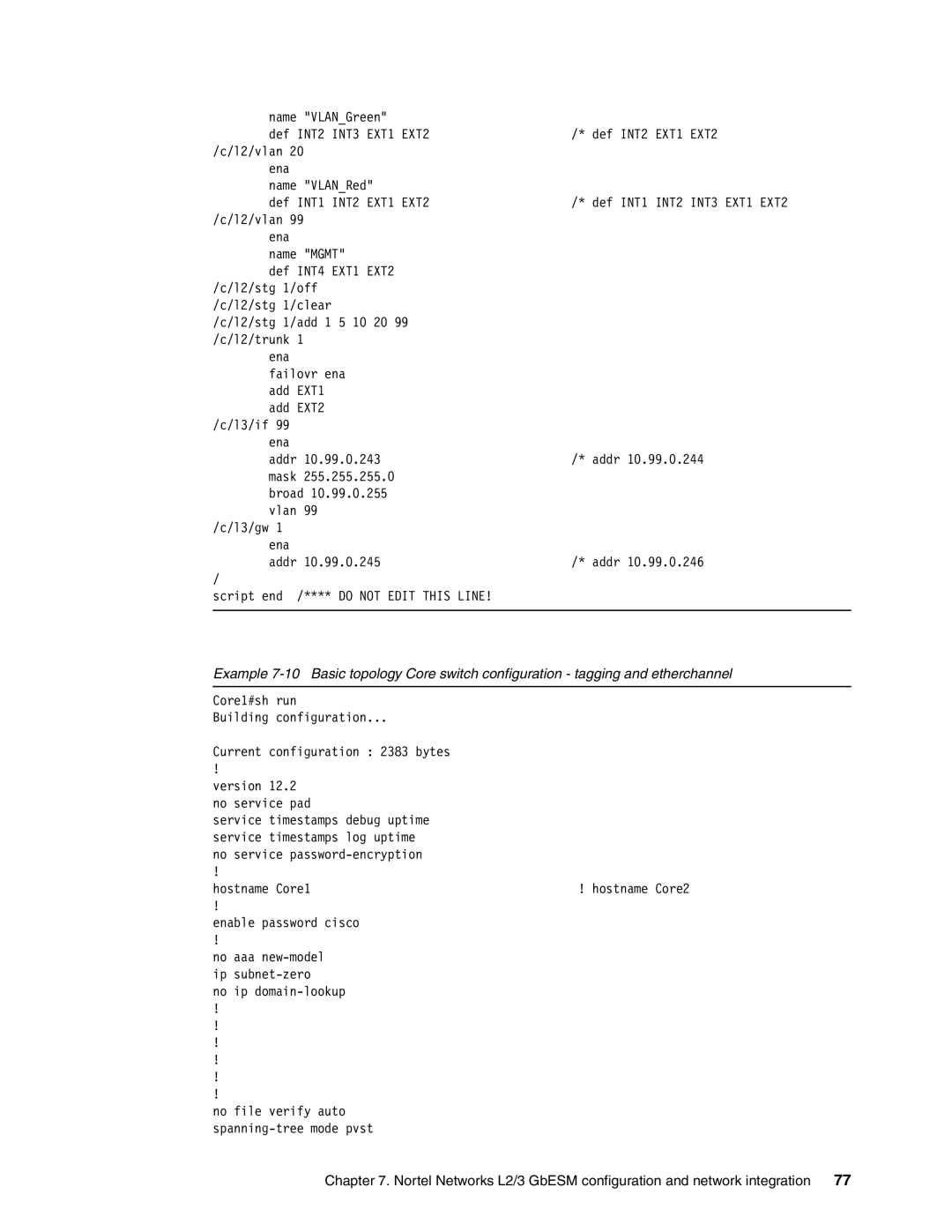 IBM L2/3 manual INT2 INT3 EXT1 EXT2 