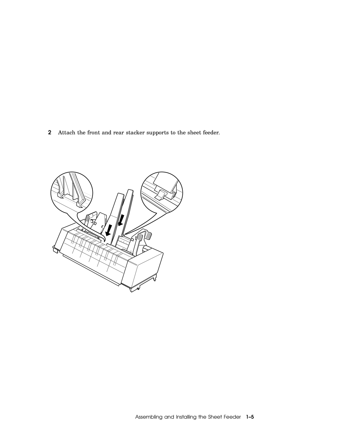 IBM LA75P manual Assembling and Installing the Sheet Feeder 