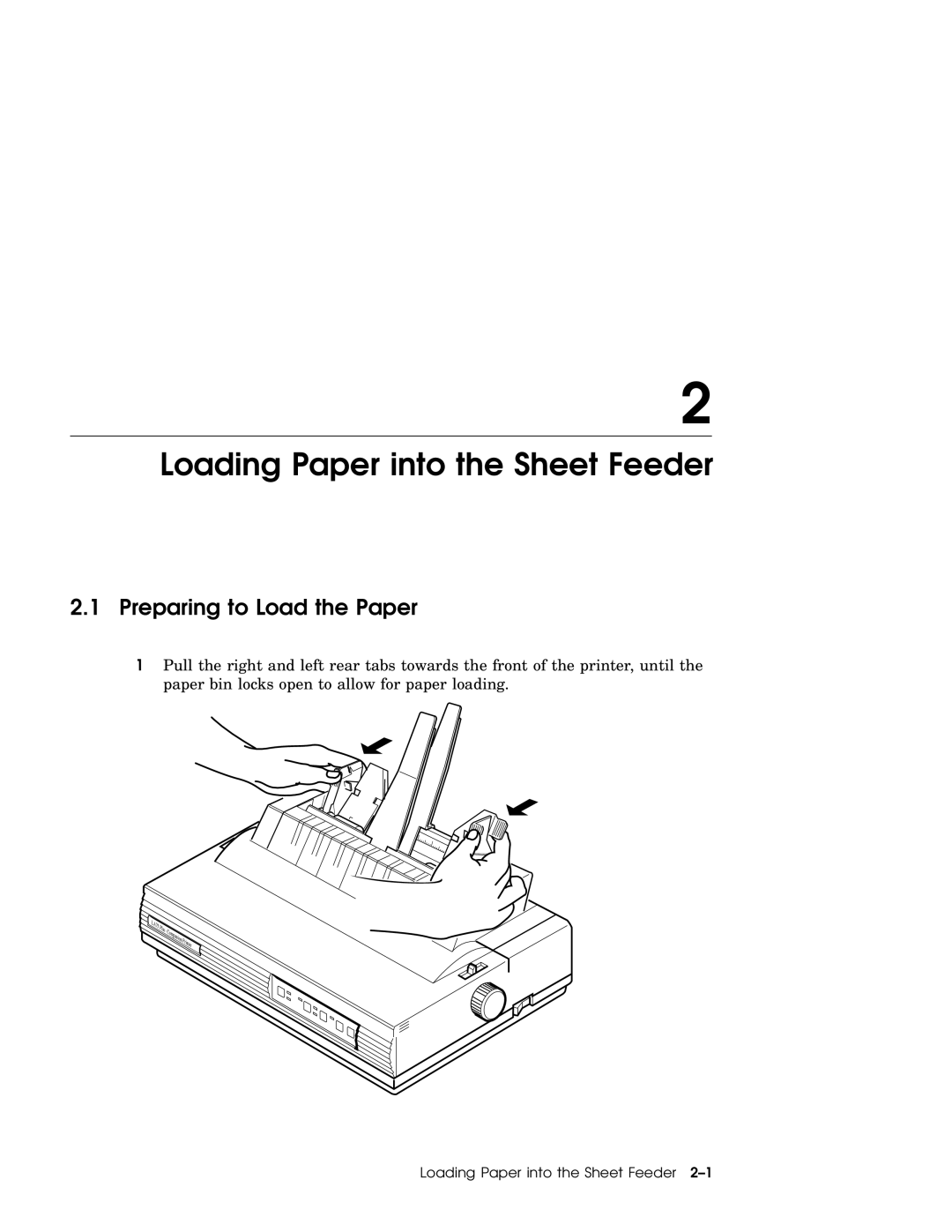 IBM LA75P manual Loading Paper into the Sheet Feeder, Preparing to Load the Paper 