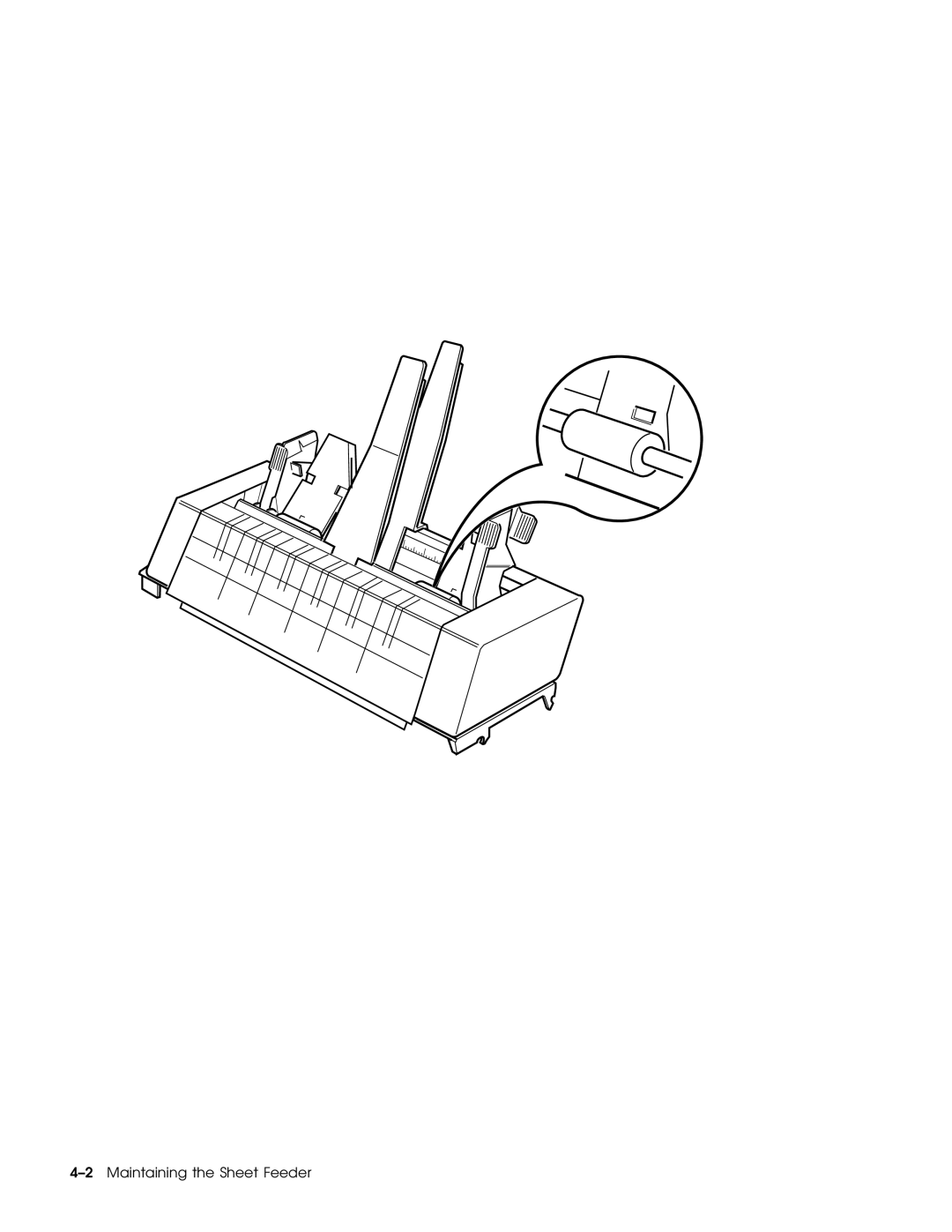 IBM LA75P manual Maintaining the Sheet Feeder 