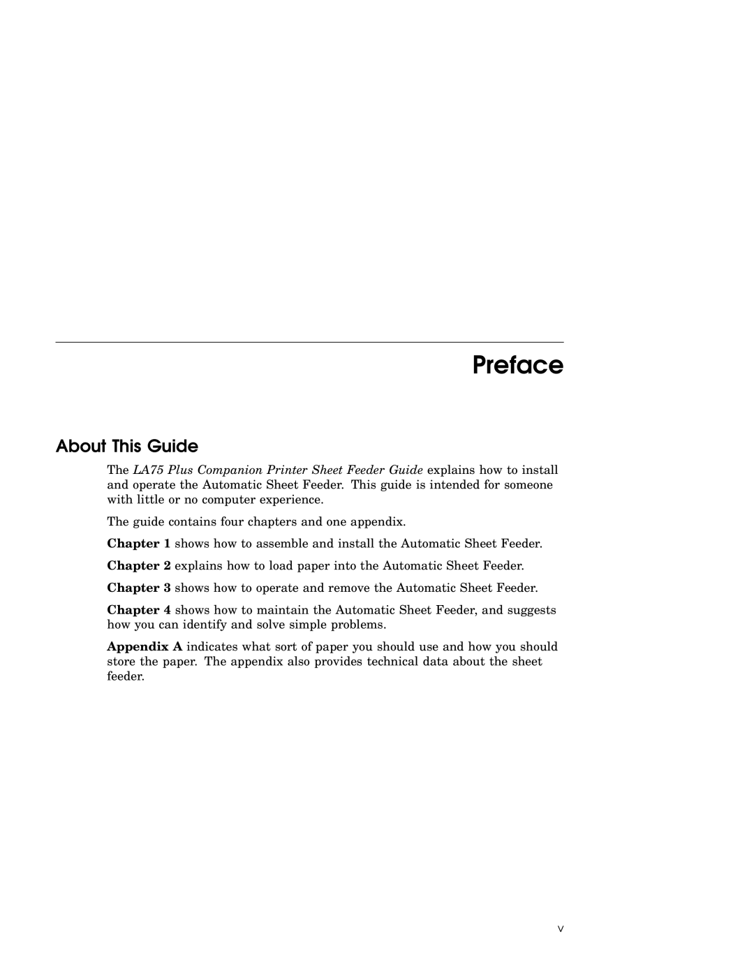 IBM LA75P manual Preface, About This Guide 