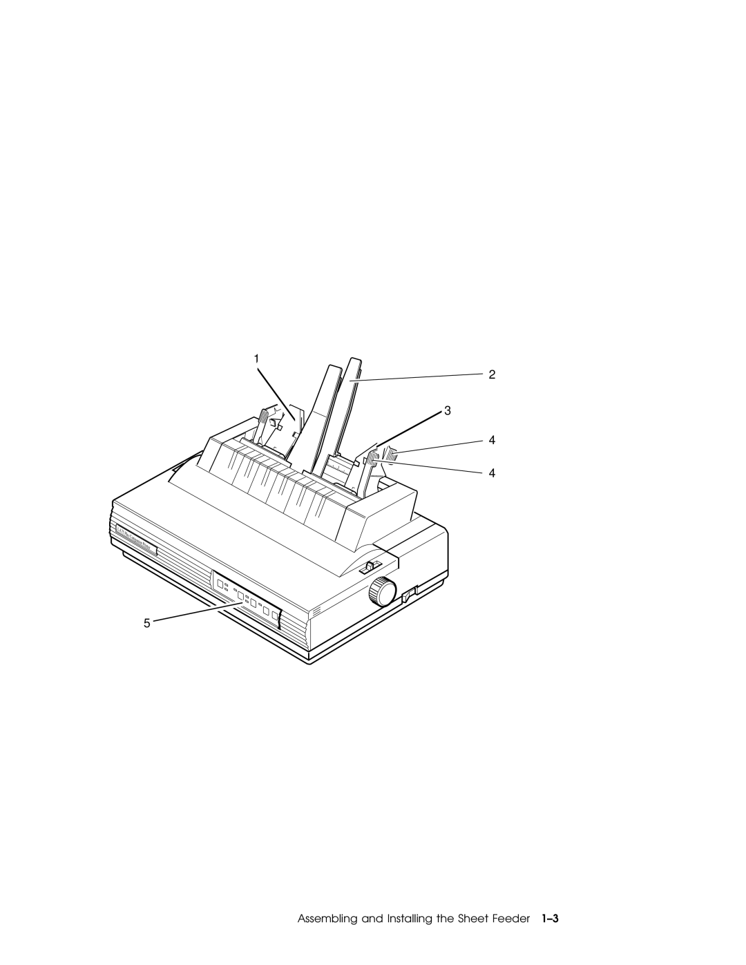 IBM LA75P manual Assembling and Installing the Sheet Feeder 