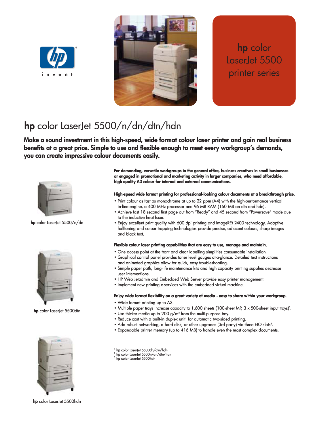 IBM manual hp color LaserJet 5500/n/dn/dtn/hdn, LaserJet 5500 printer series 