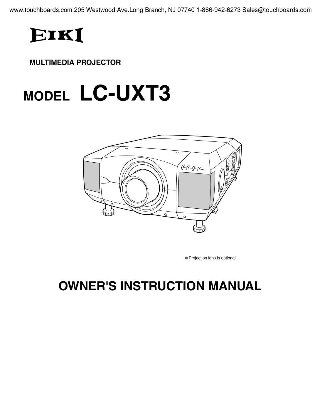 IBM manual Model LC-UXT3, Multimedia Projector 