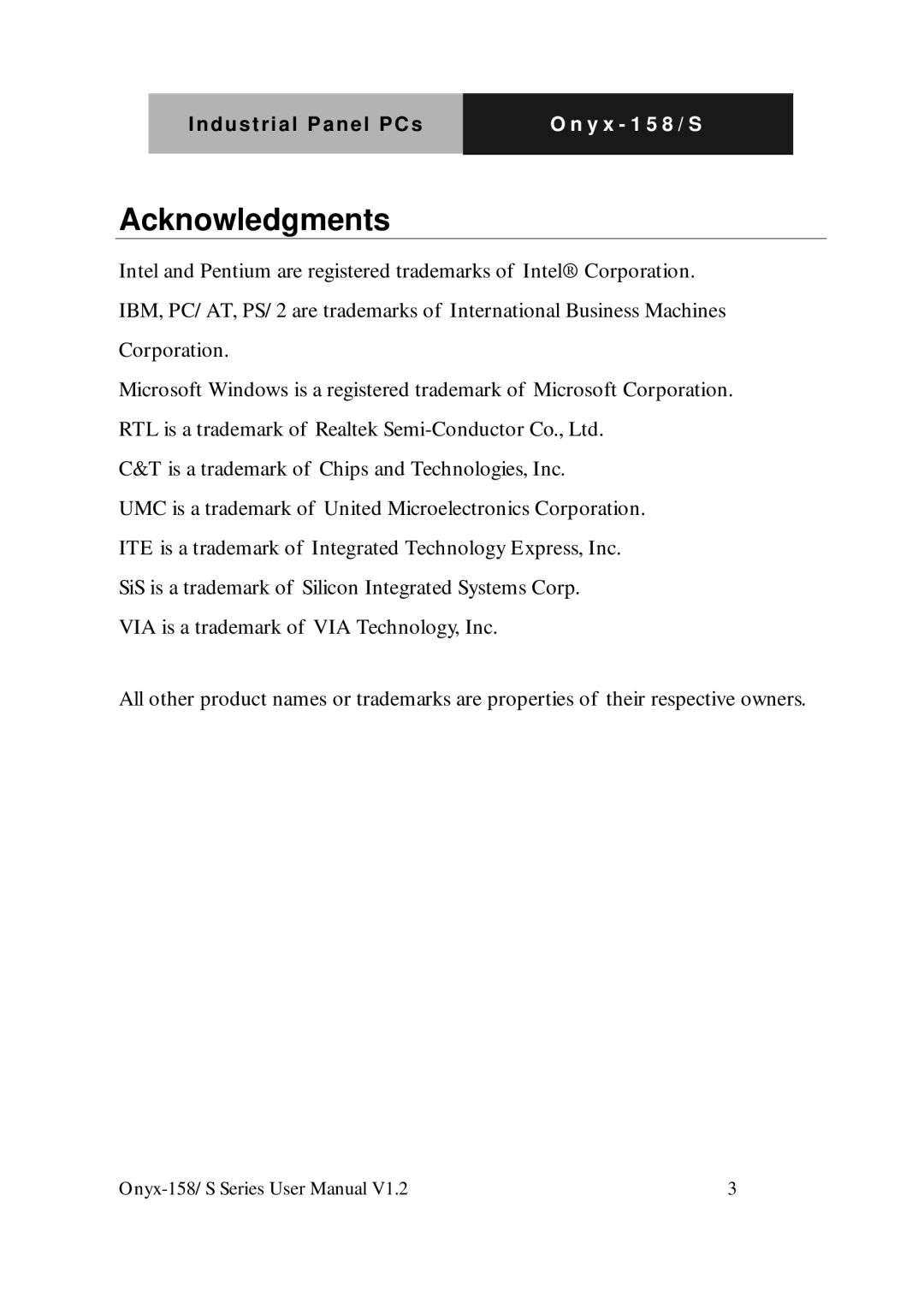 IBM LCD PC user manual Acknowledgments 