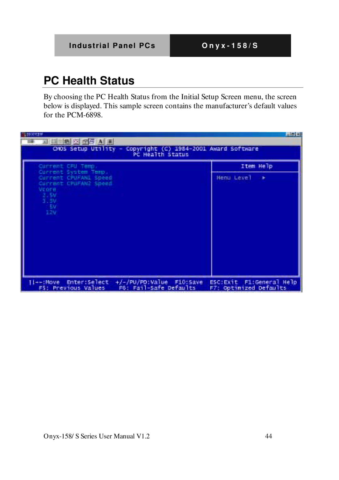 IBM LCD PC user manual PC Health Status 