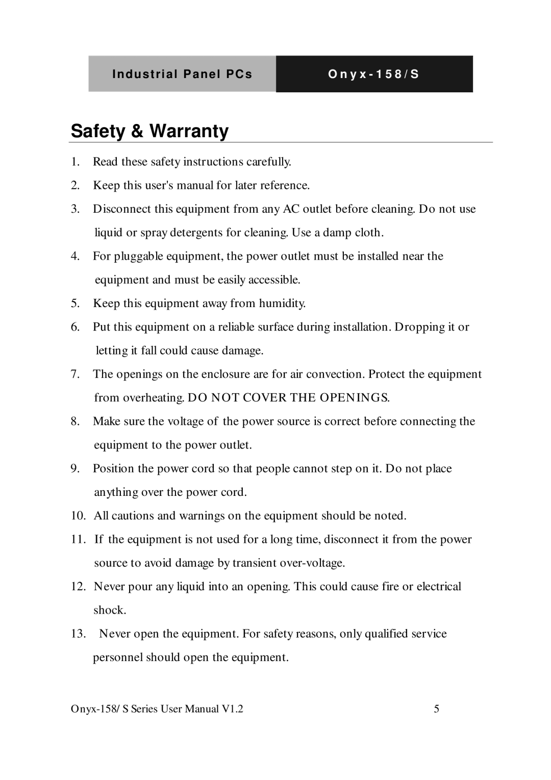 IBM LCD PC user manual Safety & Warranty 