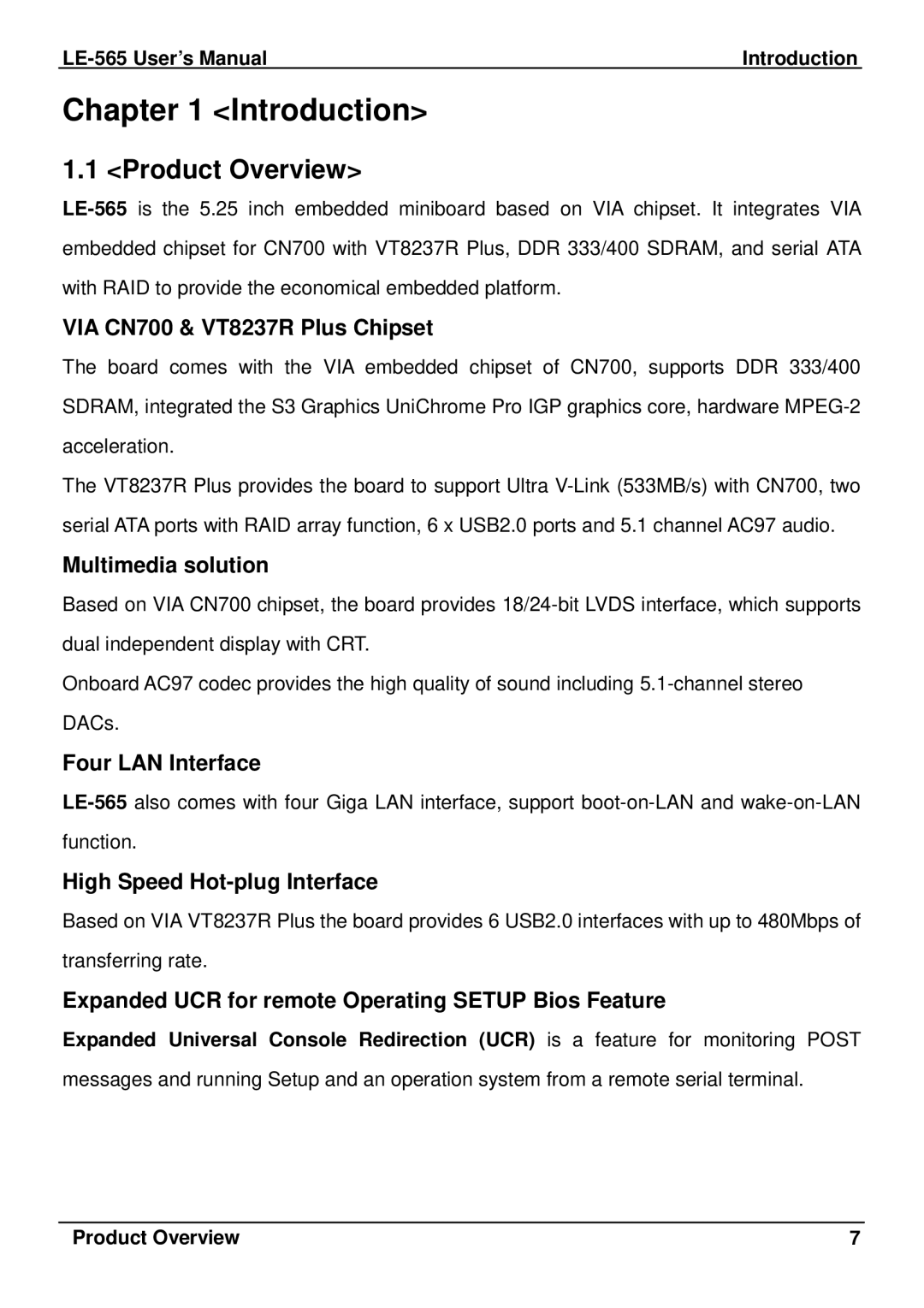 IBM LE-565 user manual Introduction, Product Overview 