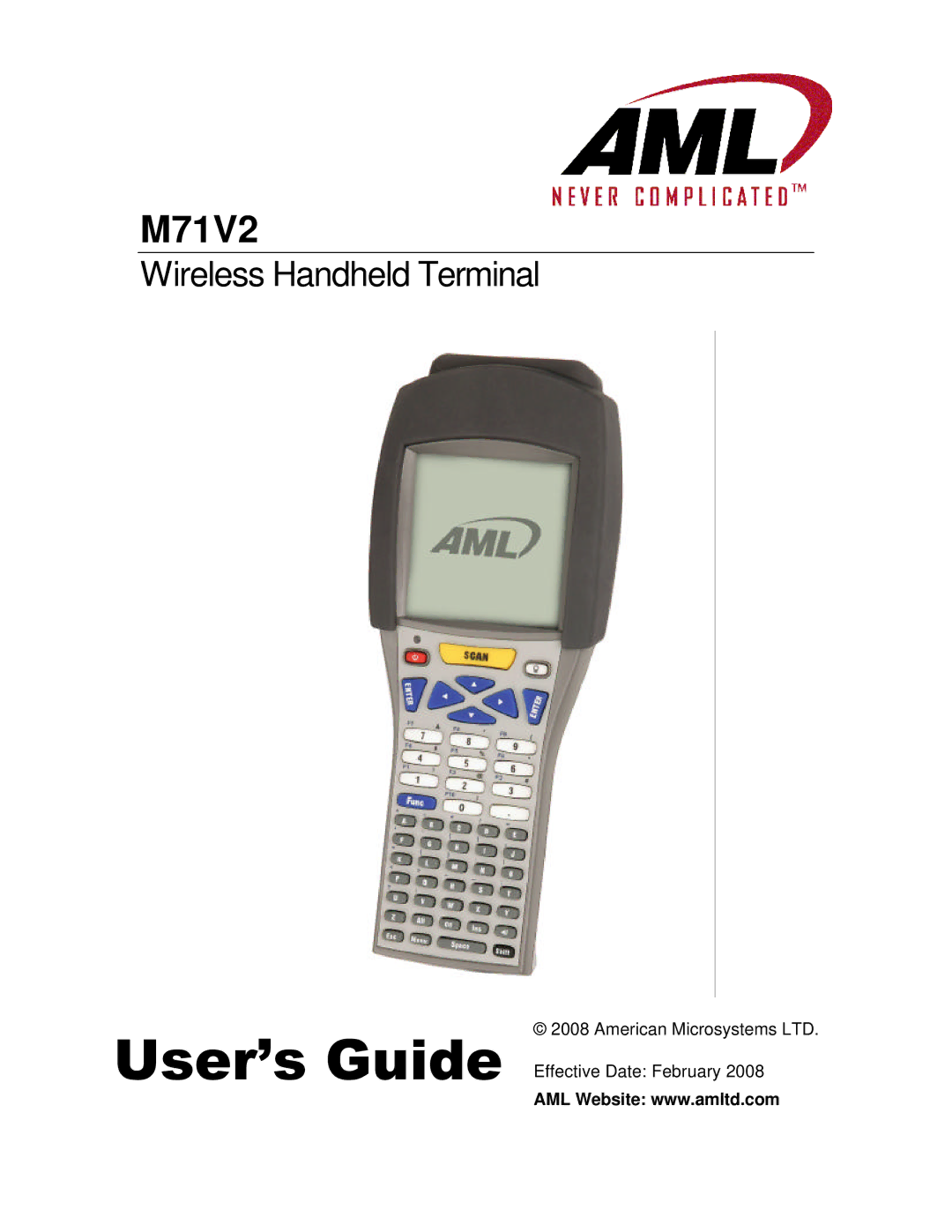 IBM M71V2 manual User’s Guide 