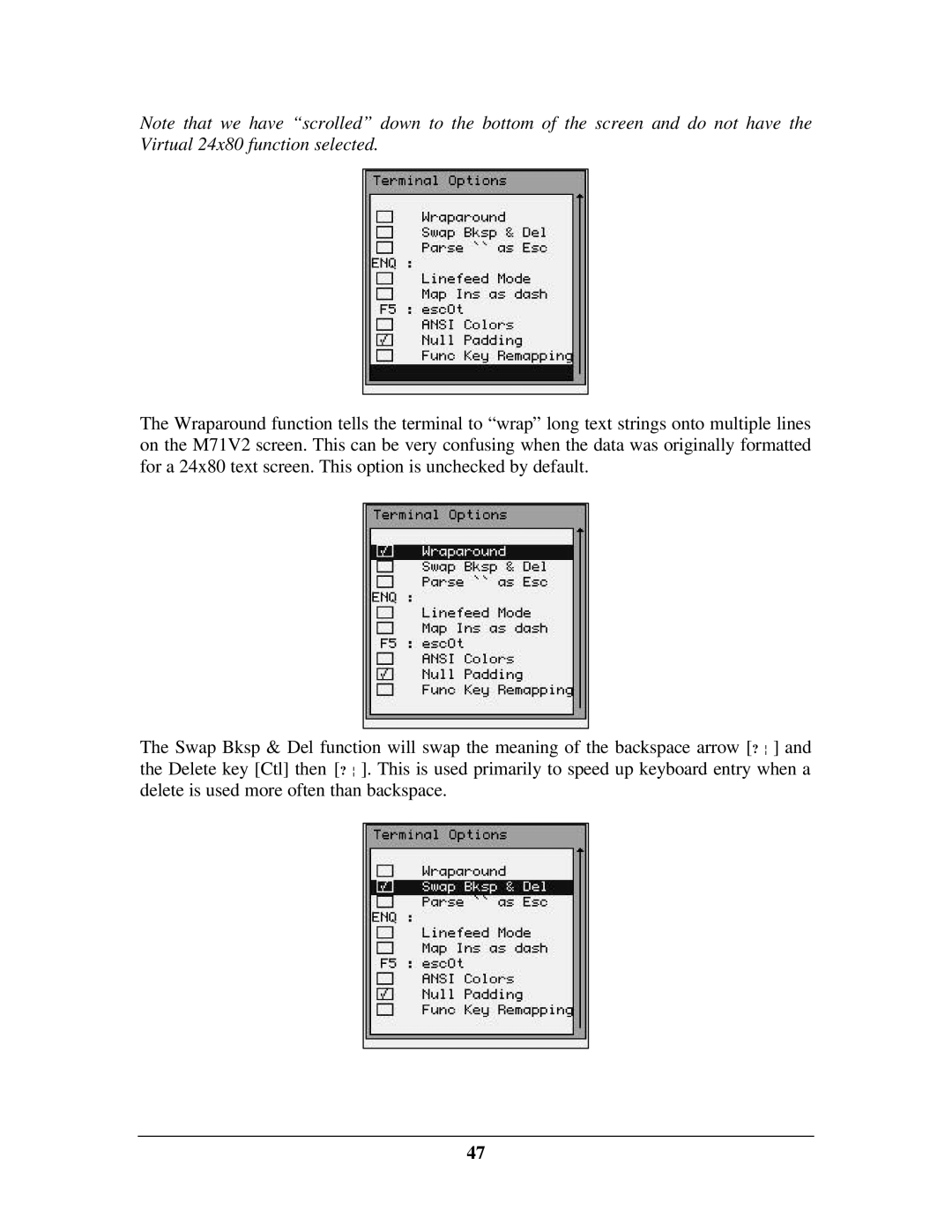 IBM M71V2 manual 