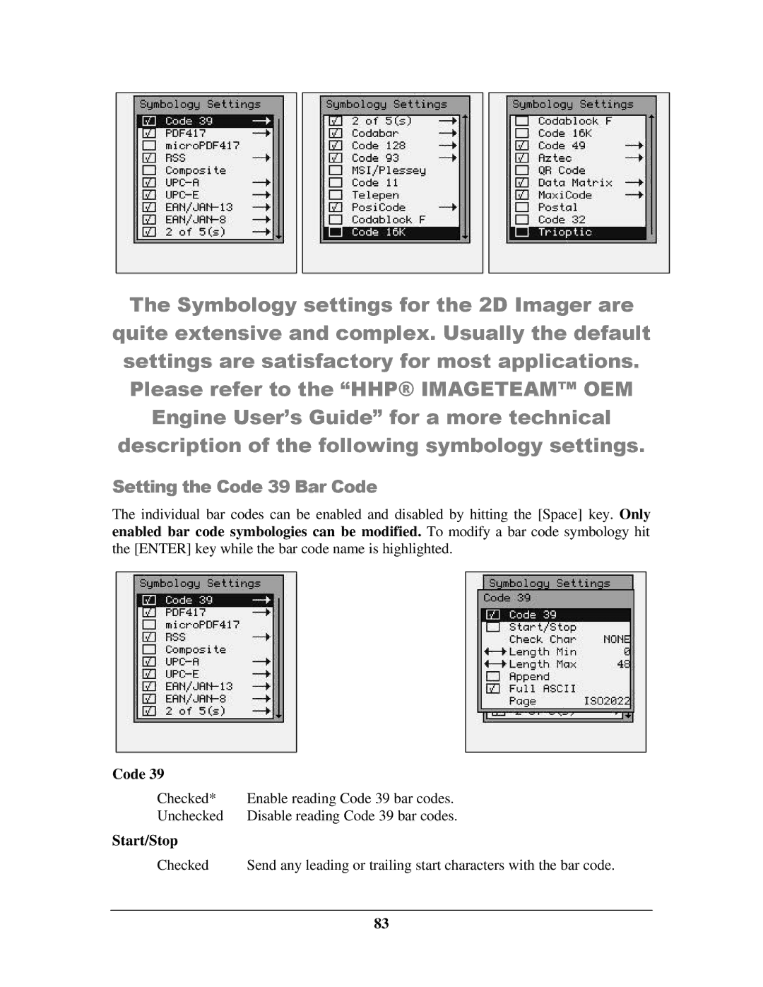 IBM M71V2 manual Code, Start/Stop 