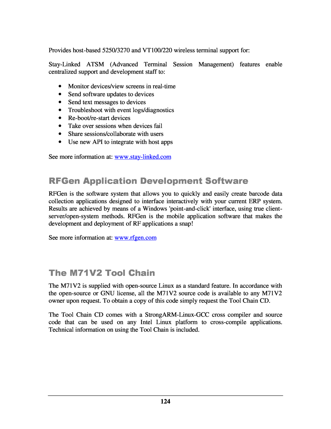 IBM manual RFGen Application Development Software, The M71V2 Tool Chain 
