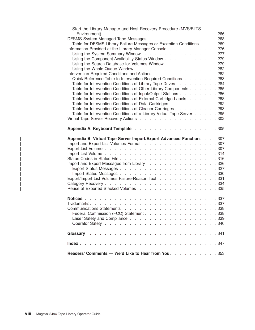 IBM Magstar 3494 manual Appendix A. Keyboard Template, Readers Comments Ð Wed Like to Hear from You 