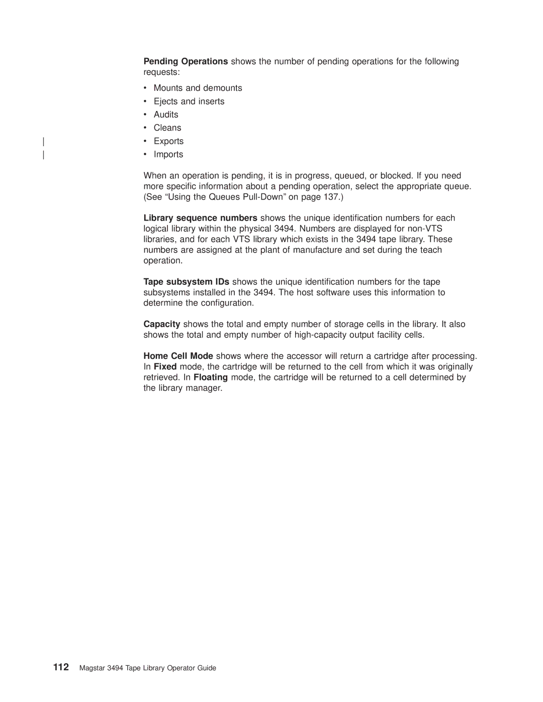 IBM manual Magstar 3494 Tape Library Operator Guide 