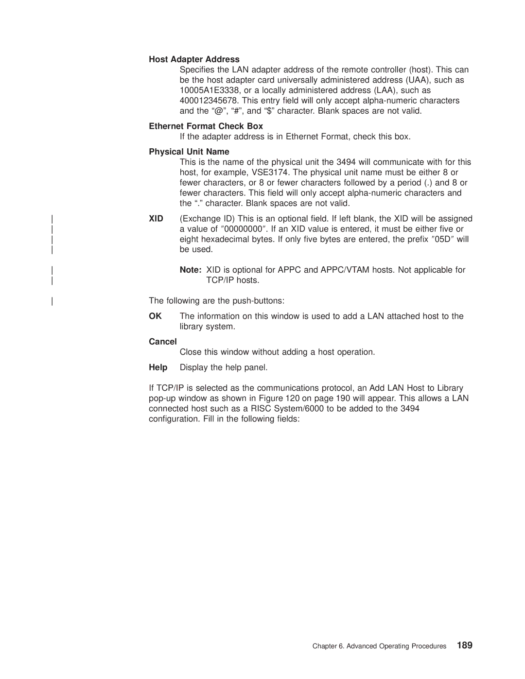 IBM Magstar 3494 manual Physical Unit Name 