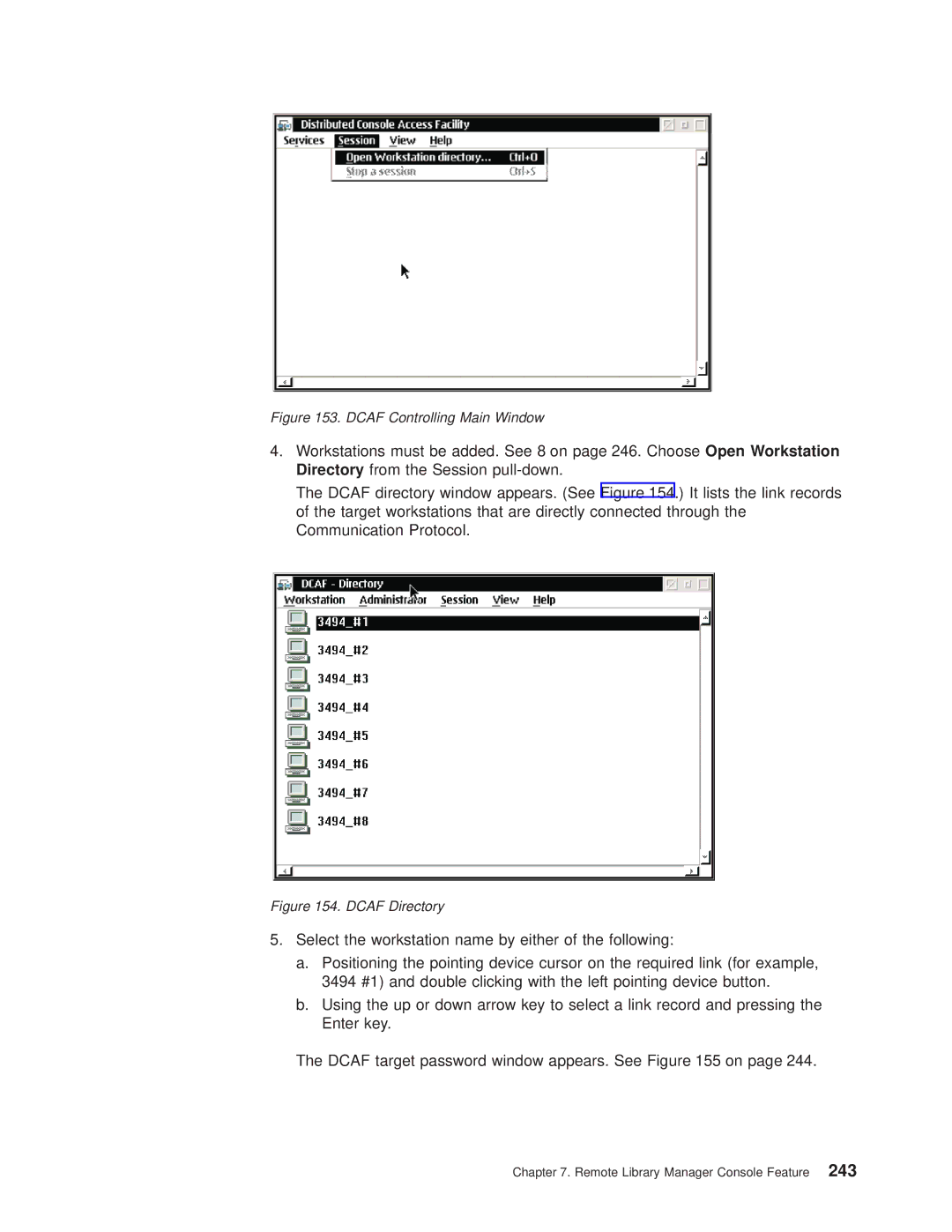 IBM Magstar 3494 manual Dcaf Controlling Main Window 