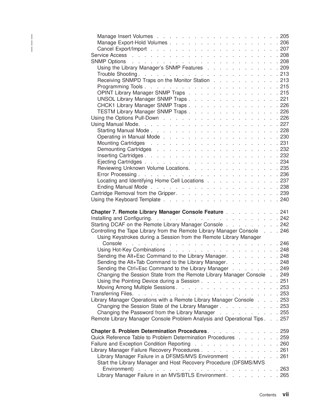 IBM Magstar 3494 manual Remote Library Manager Console Feature, Problem Determination Procedures 