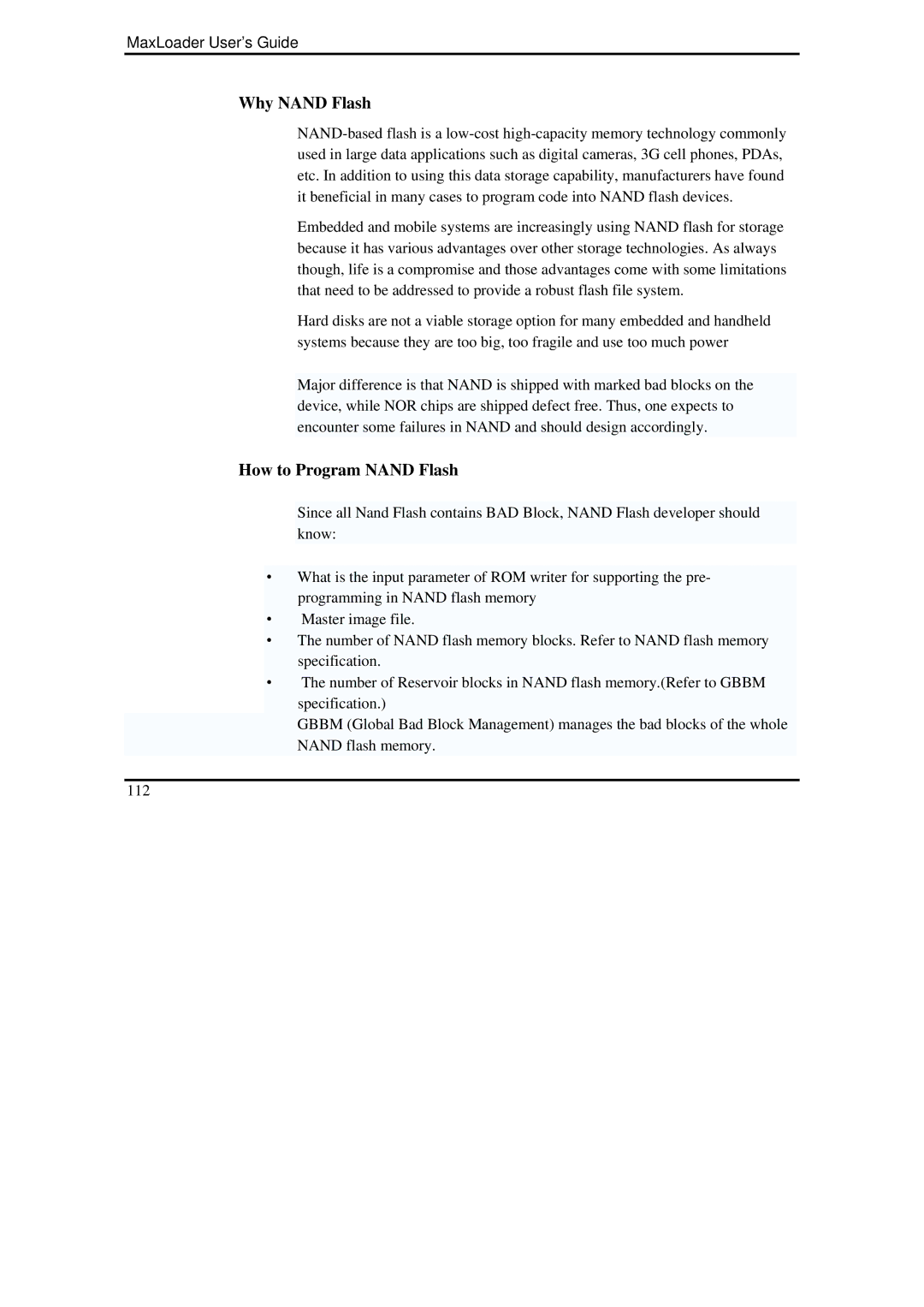 IBM MaxLoader manual Why Nand Flash, How to Program Nand Flash 