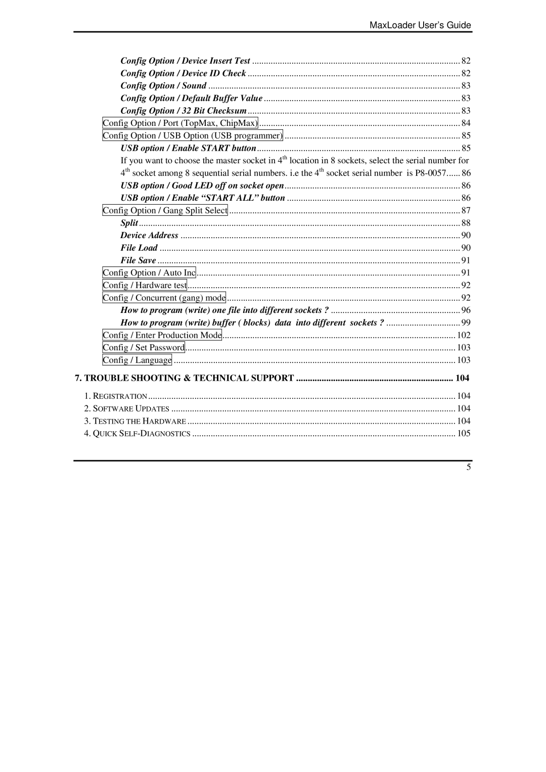 IBM MaxLoader manual Trouble Shooting & Technical Support 