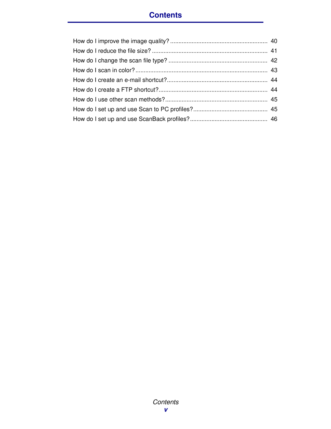 IBM MFP 35, MFP 30 manual Contents 