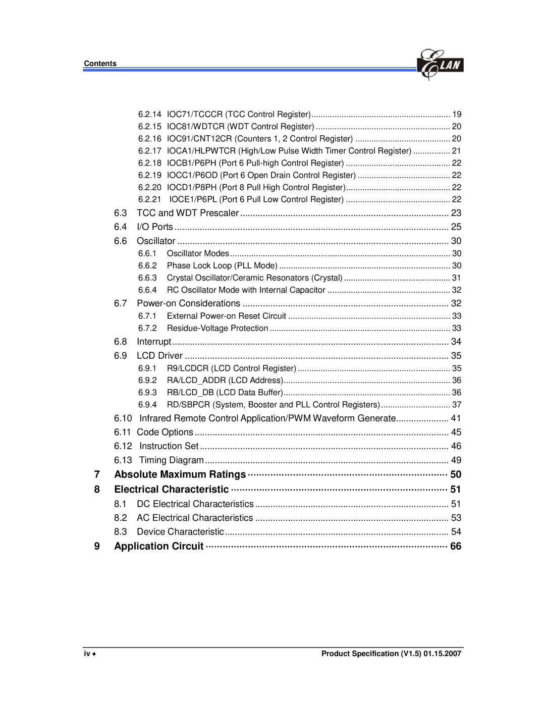 IBM MiEM78P468L, MiEM78P468N manual Infrared Remote Control Application/PWM Waveform Generate 