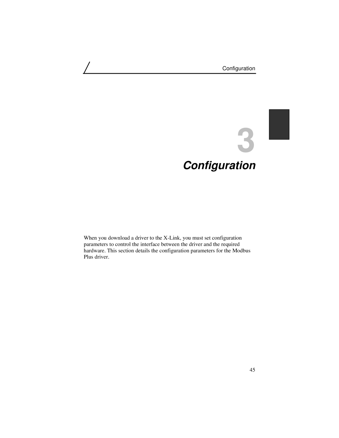 IBM Modbus Plus manual Configuration 