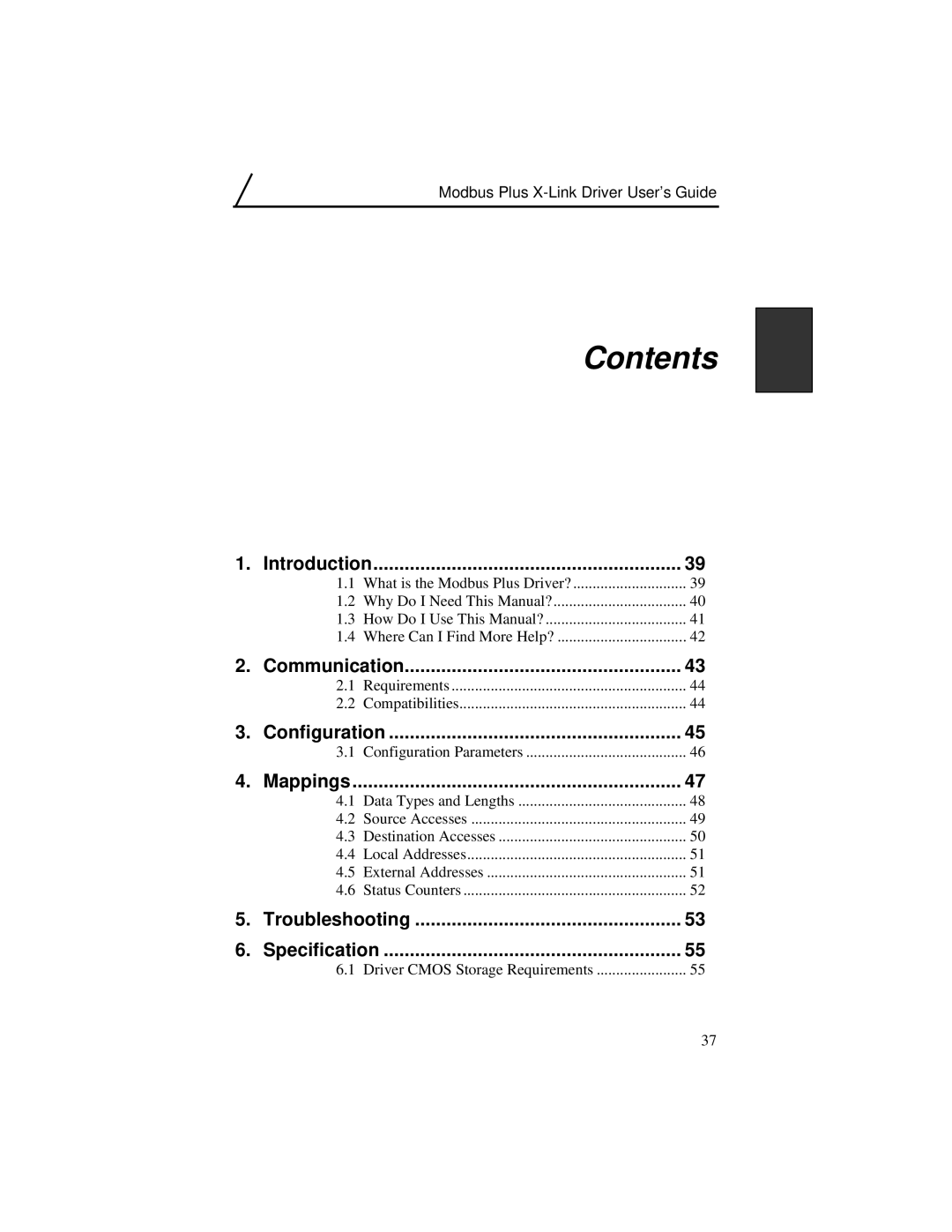 IBM Modbus Plus manual Contents 