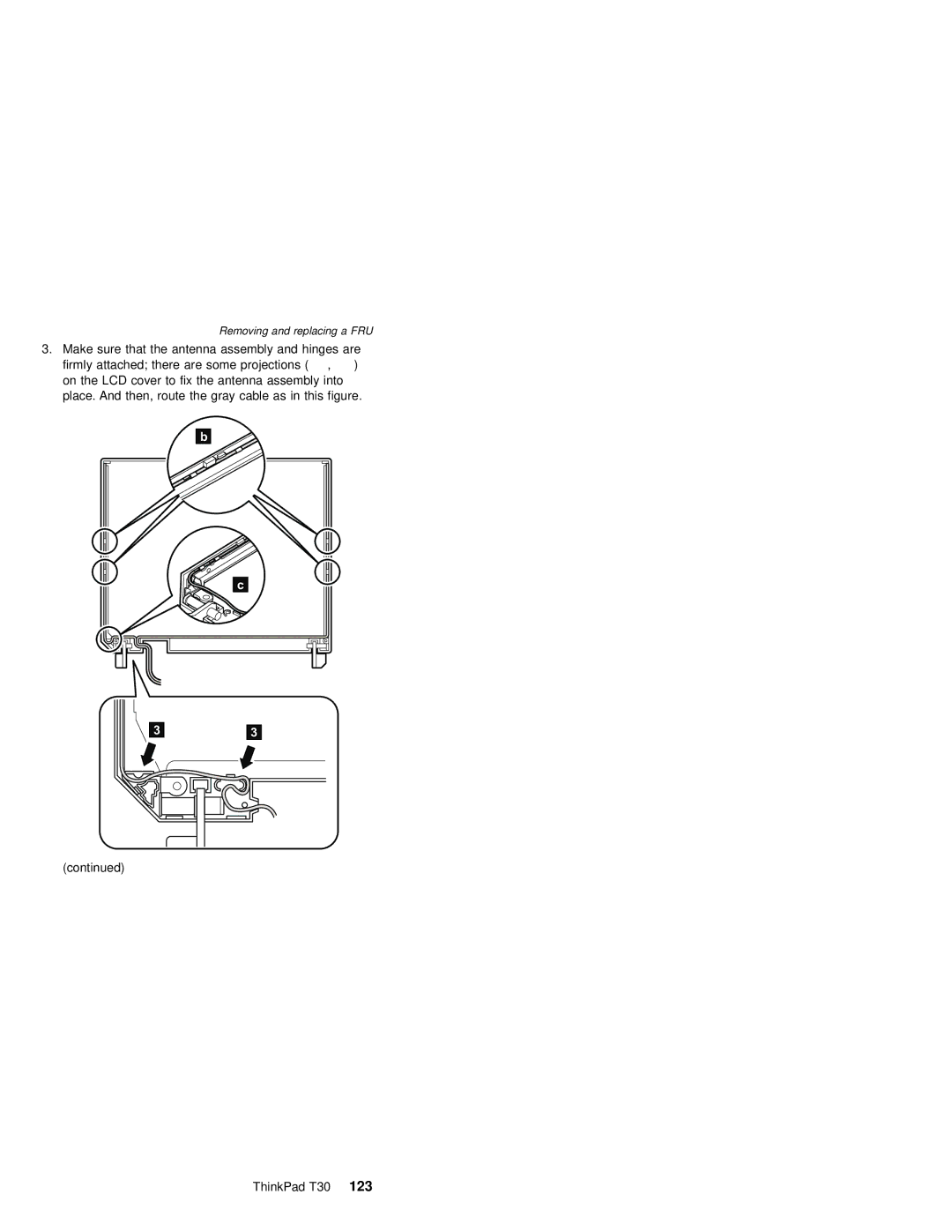 IBM MT 2367, MT 2366 manual Removing and replacing a FRU 