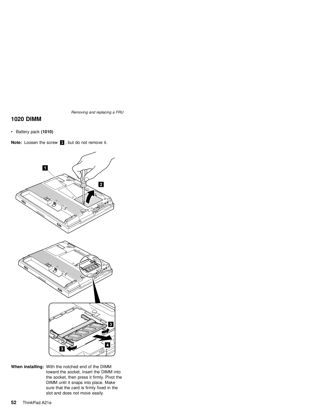 IBM MT 2632 manual Dimm 