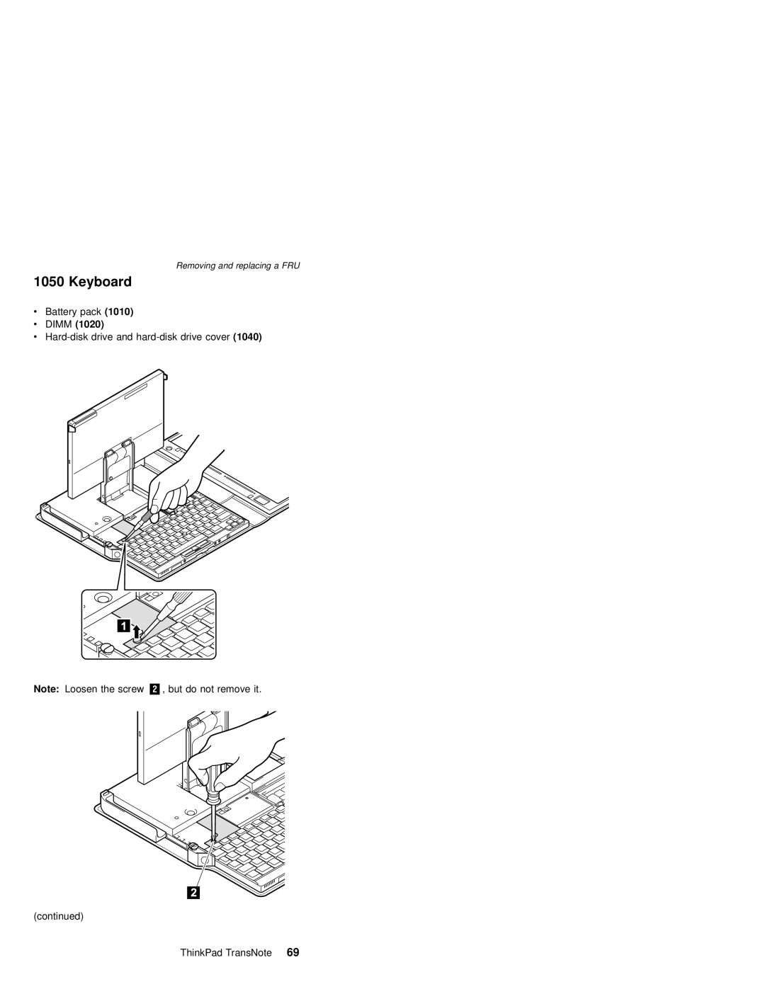 IBM MT 2675 manual Keyboard, Dimm 