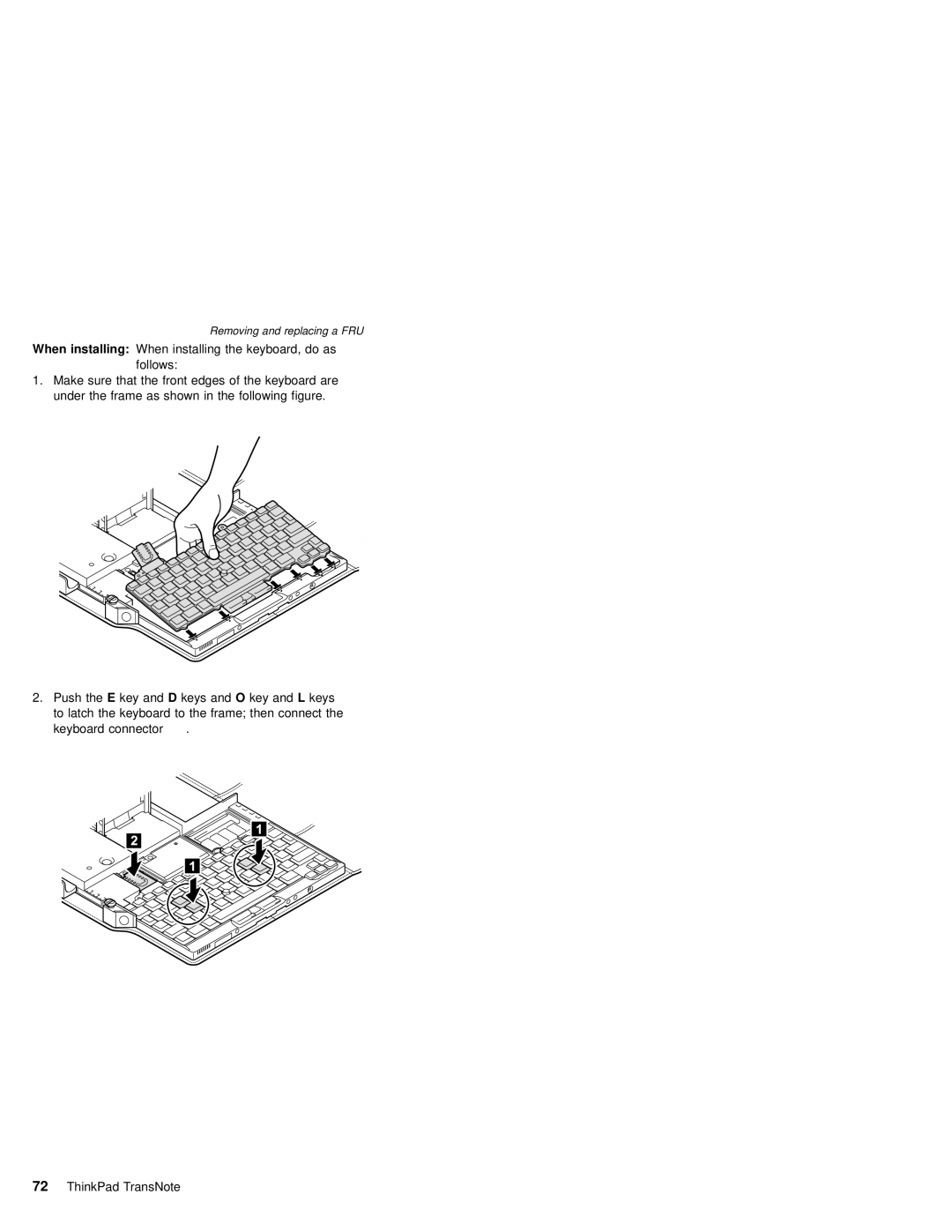 IBM MT 2675 manual Removing and replacing a FRU 