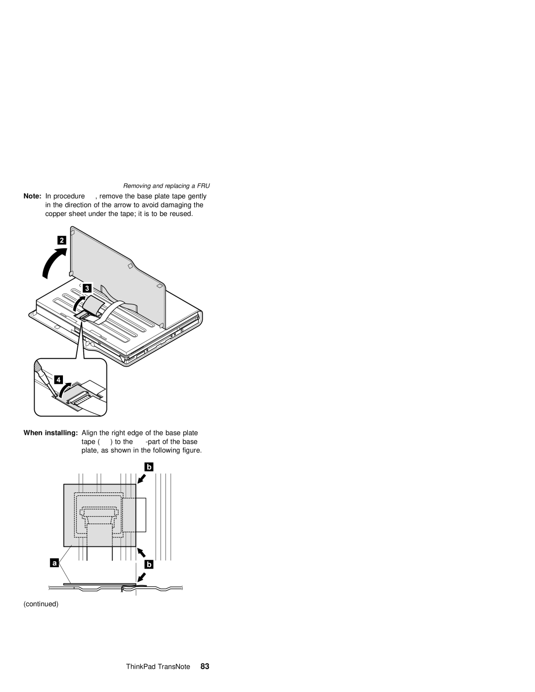 IBM MT 2675 manual Removing and replacing a FRU 