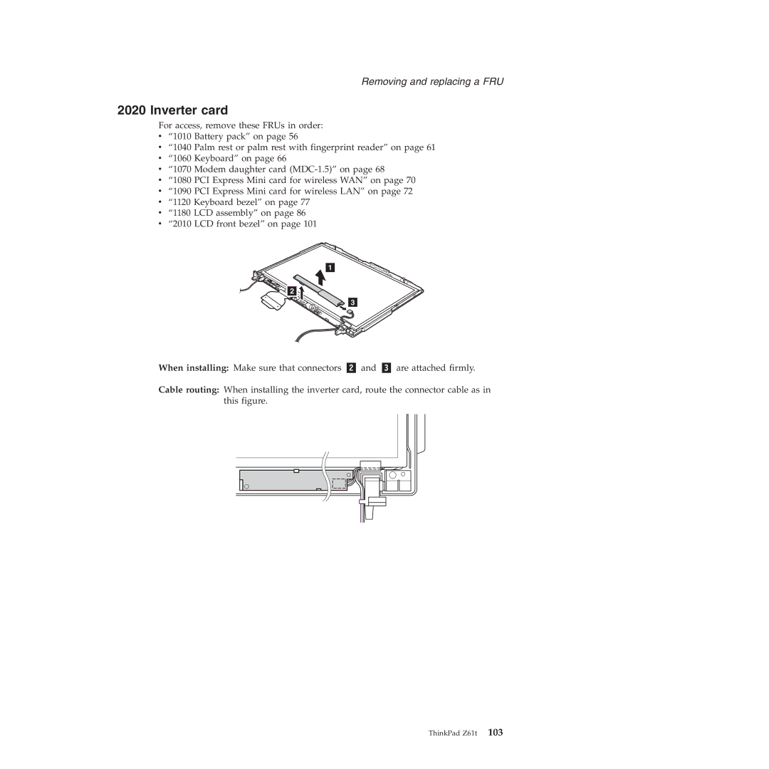 IBM MT 9442, MT 9448, MT 8747, MT 9440, MT 9443, MT 9441, MT 8749 manual Inverter card 