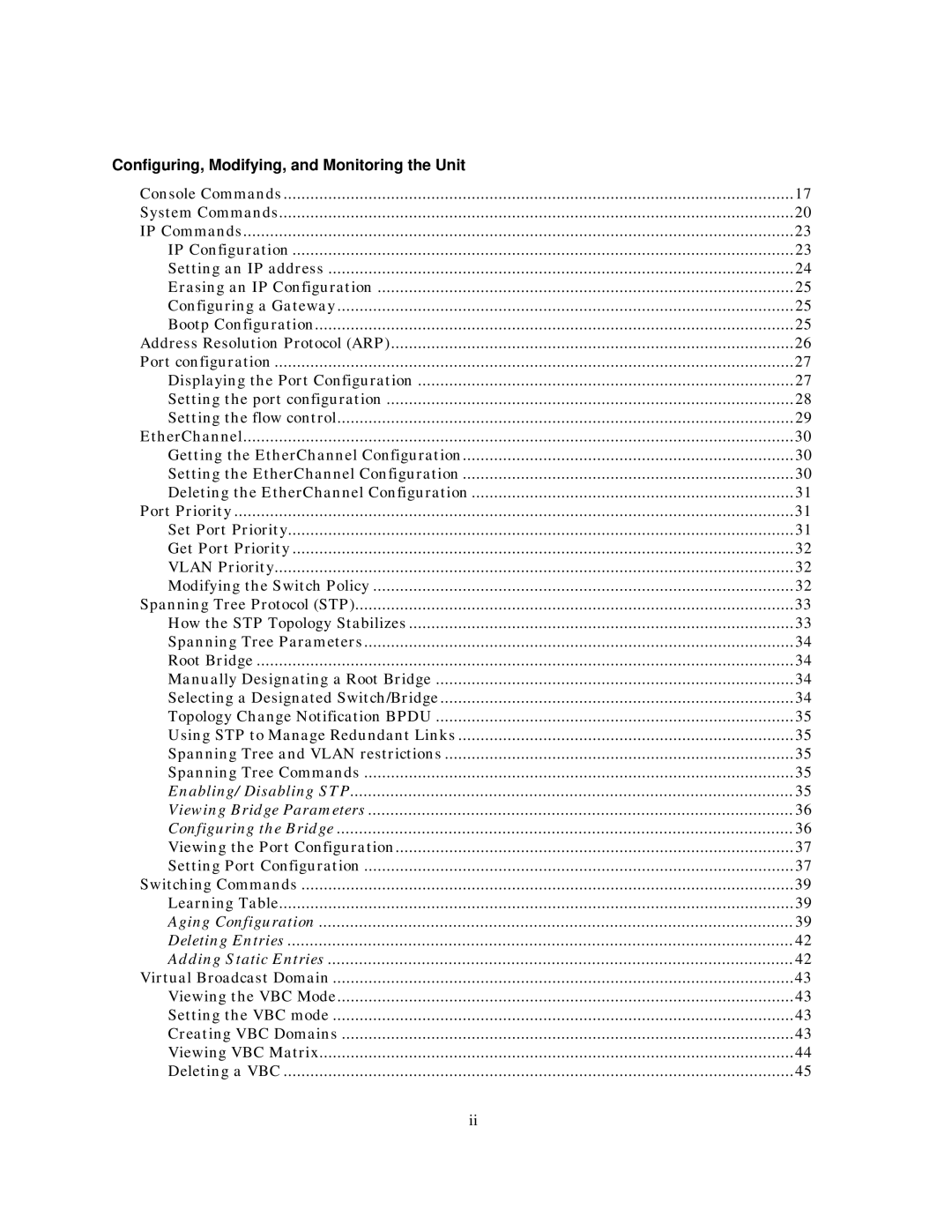 IBM NH2025-10 manual Configuring, Modifying, and Monitoring the Unit 