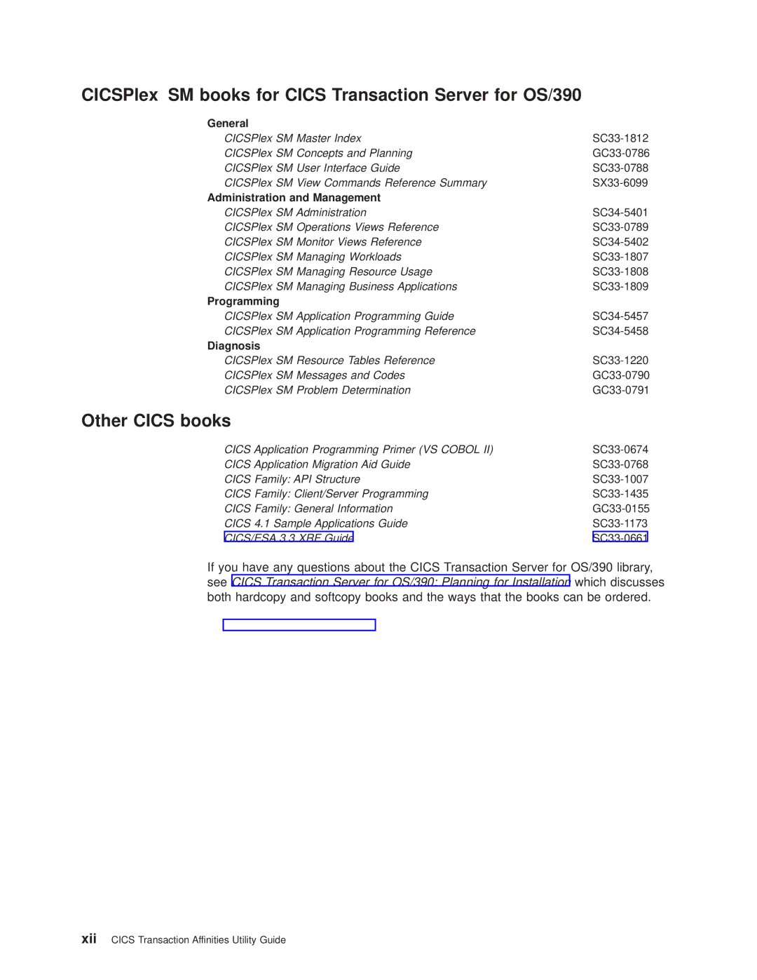 IBM OS manual Summary of changes 