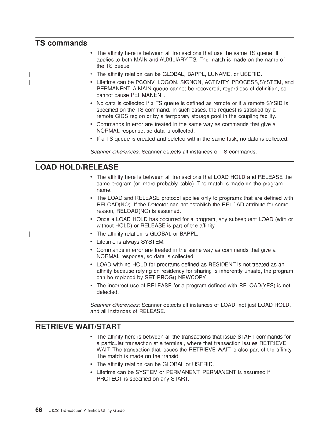 IBM OS manual TS commands, Load HOLD/RELEASE 