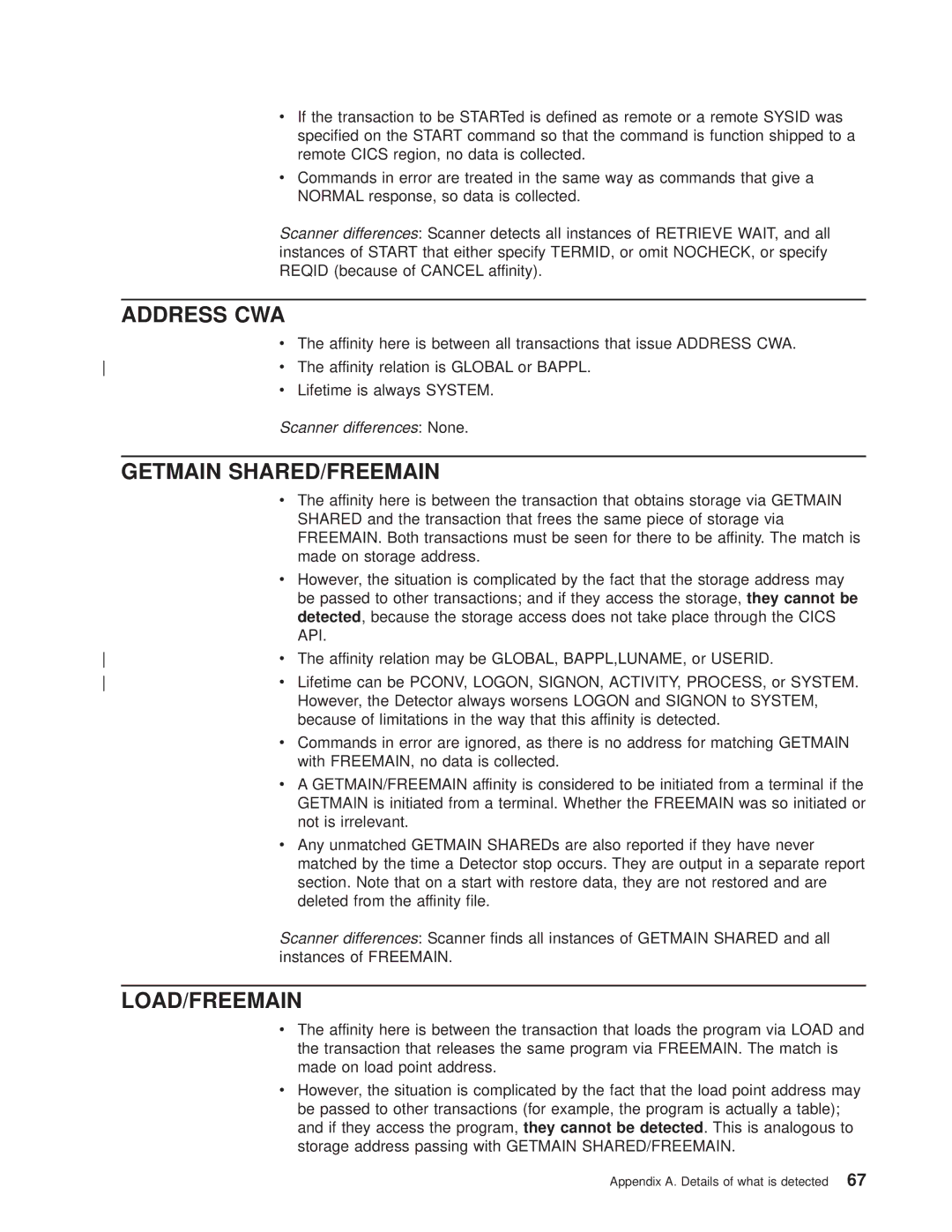 IBM OS manual Address CWA 