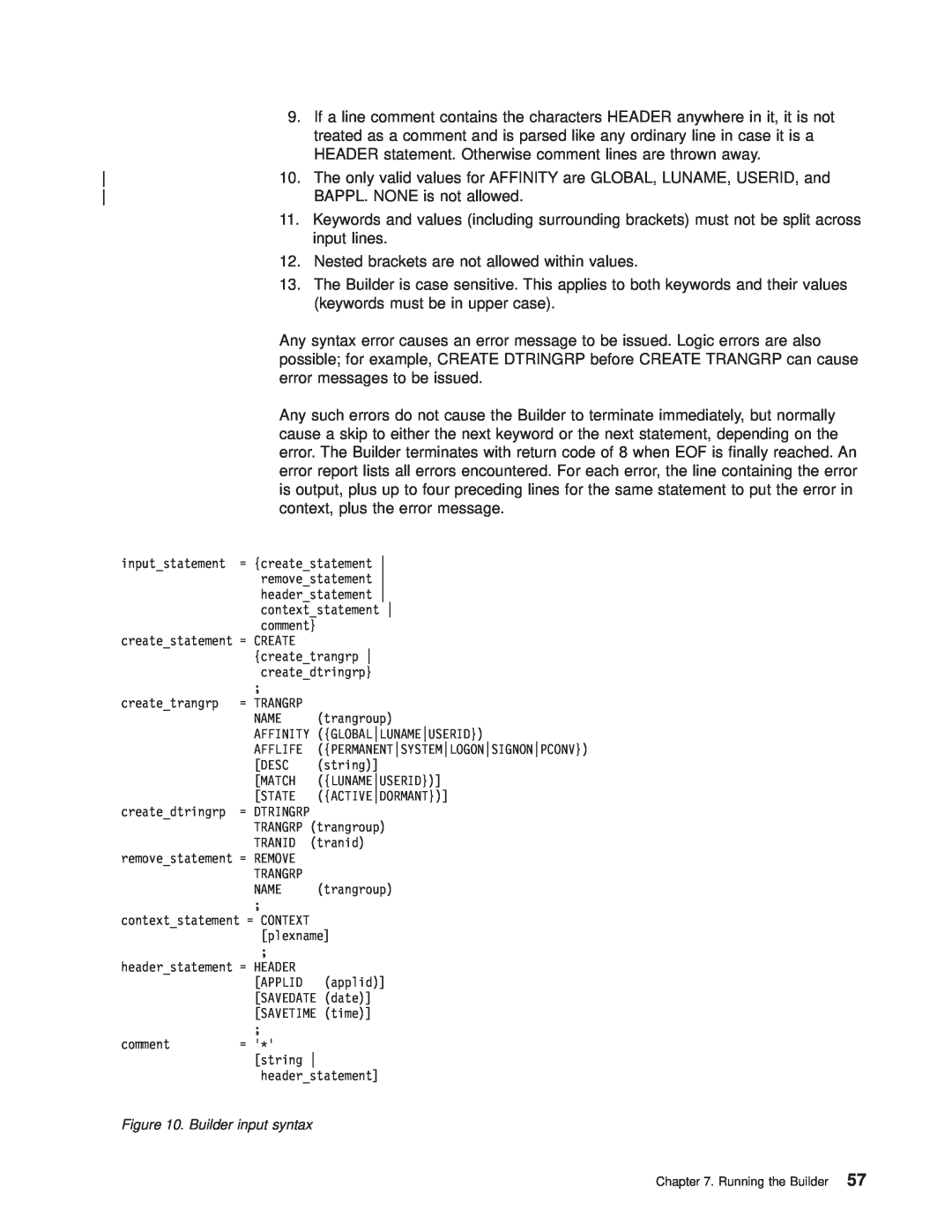 IBM OS manual HEADER statement. Otherwise comment lines are thrown away 